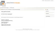 Tablet Screenshot of meine-firmenhomepage.de